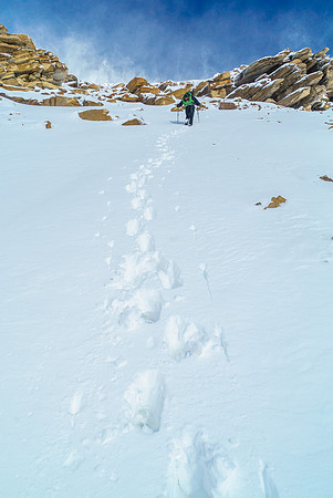 Kicking steps.