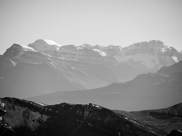 Mount Ball (L) and Stanley (R).