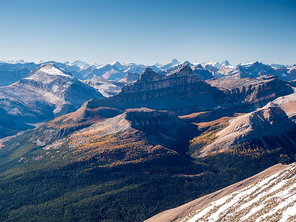 Molar Mountain is still a favorite peak of mine. Rising in the distance is Mount Forbes.