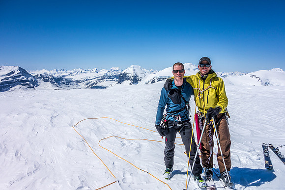 Anton and TJ on the summit.