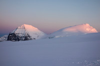 A gorgeous sunrise on South and North Twin.