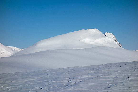 Looking back to North Twin Peak.