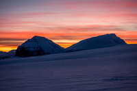 A gorgeous sunrise on South and North Twin.