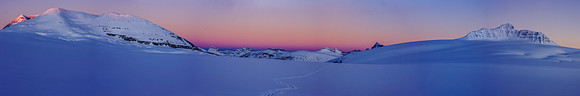 Andromeda and Castleguard Mountain.