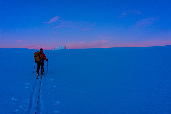 Leaving camp.