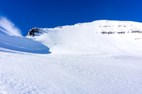 Looking up the south face of Columbia.