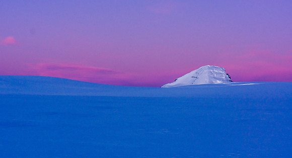 Mount Columbia at sunrise.