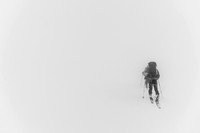 Skiing in a ping-pong ball!