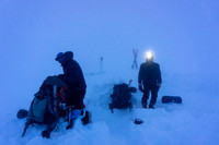 Our views are gone! Packing up camp.