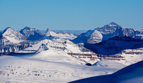 Mount Cline and the White Goat peaks.