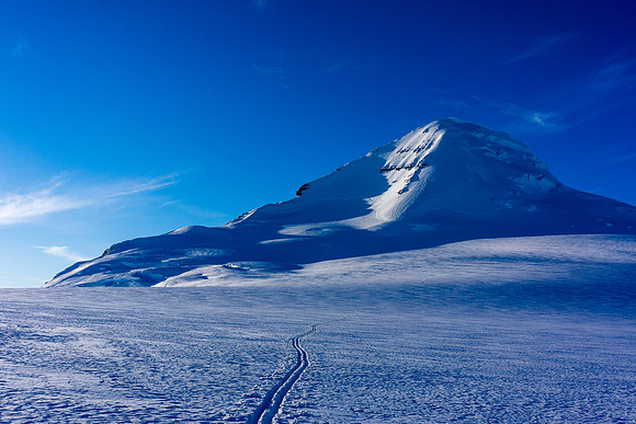 Looking back at Mount Columbia on retreat. I'll be back...