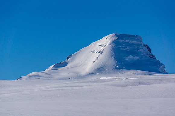 Mount Columbia is many kms distant.