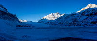 Approaching the Saskatchewan Glacier.