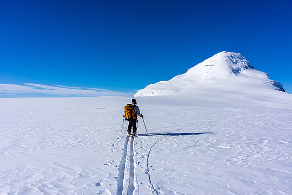 Exiting the trench.