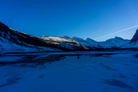 Approaching the Saskatchewan Glacier.