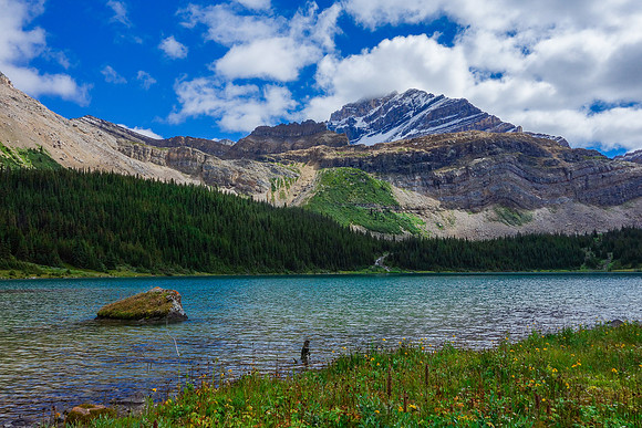 The gorgeous environs of the fifth Geraldine Lake.