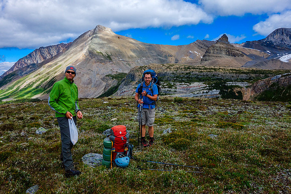 A quick break in the alpine meadows.