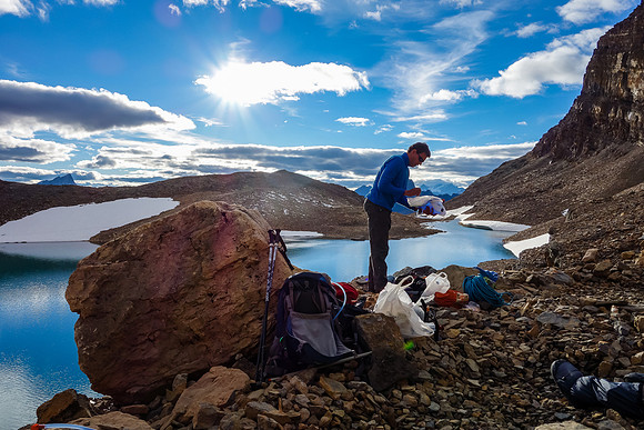 At the Fryatt Bivy.