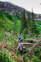 Avalanche debris has been cleared up to the second lake. From there you're on your own!