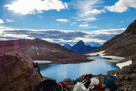At the Fryatt Bivy.