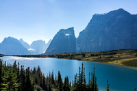 Fortress Mountain rises above Catacombs Lake.