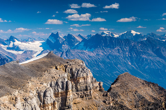 Views to the south from just under the glacier.