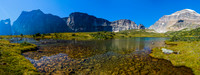 The Catacombs Lakes are two pristine gems nestled between Catacombs and Fortress Mountains that must see very few human visitors.