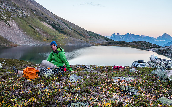 Vern at the bivy.