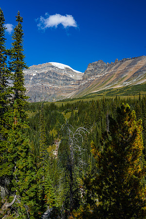 Catacombs meadows and ice-capped summit come into view.
