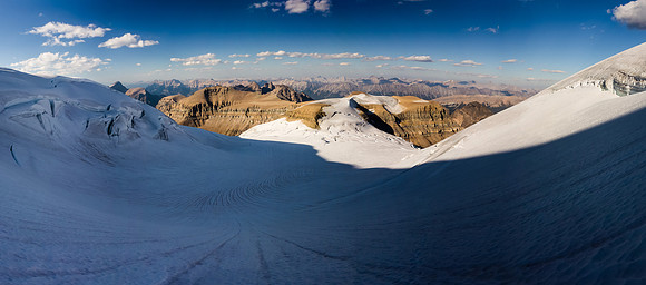 A pleasant walk down the glacier.