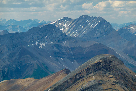 Puma Mountain over Haunted Peak in the fg.