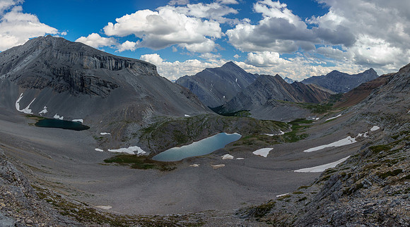 Apparition Mountain over the Spectral Lakes.