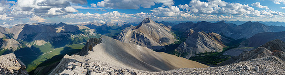 Beautiful views down the Ghost River valley.'