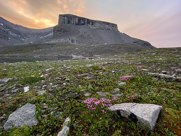 Campion and Apparition Mountain.