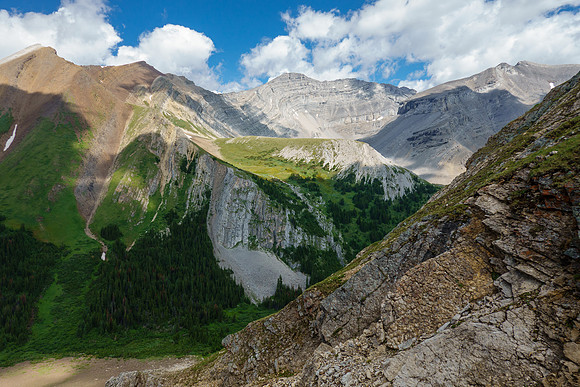 Revenant Mountain over my approach meadows.