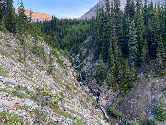 Spectral Creek waterfalls.