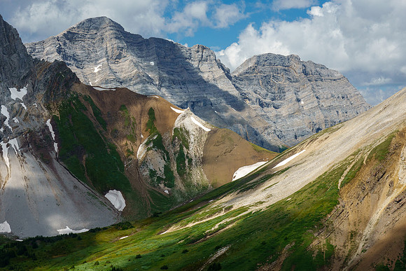 The Haunted Creek drainage is over this col.