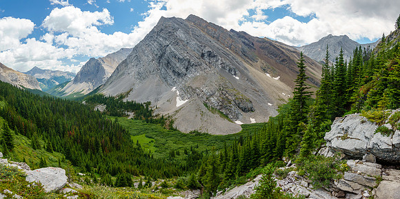 Views back to Brocks Peak.