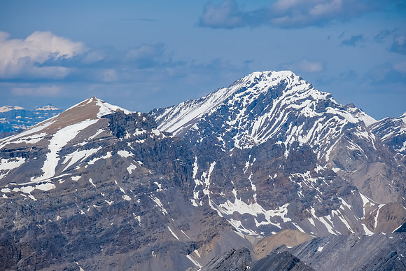 Mount Malloch (L) and Mamen Peak (R).