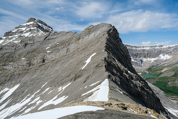 Howl Peak from the col.