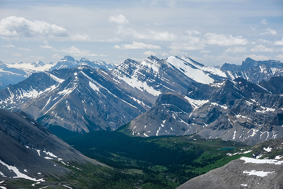 Mount McConnell looms over the McConnell Creek drainage.