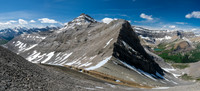 Descending Bellow Peak to the Howl Peak col.