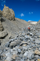 Ascending the west drainage of Boar Station.
