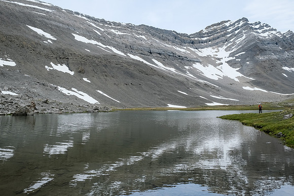 Tarns along the way into Bellow Peak.