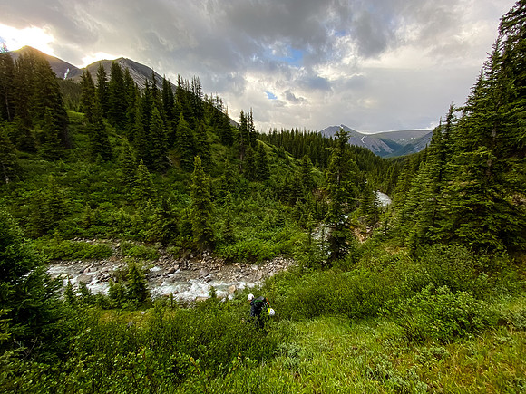 Exiting McConnell Creek.
