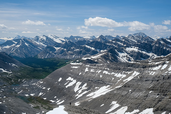 Descending Bellow Peak.