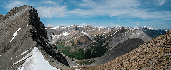 Stunning views north over the Howl / Bellow col.