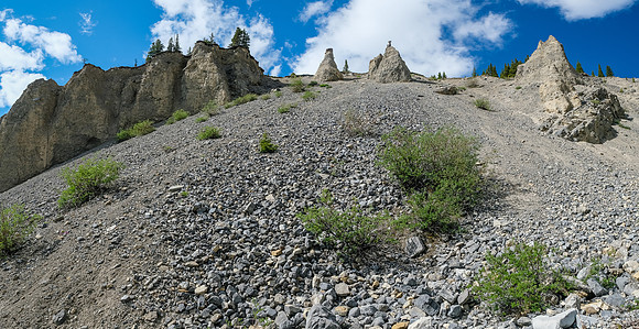 Ascending the west drainage of Boar Station.