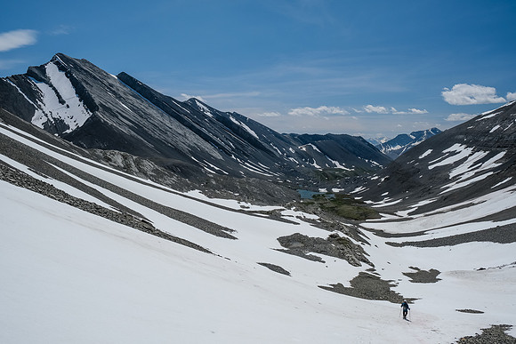 Descending Bellow Peak.