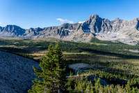 Looking back down the lower SW ridge of Clearwater across the Siffleur Valley.